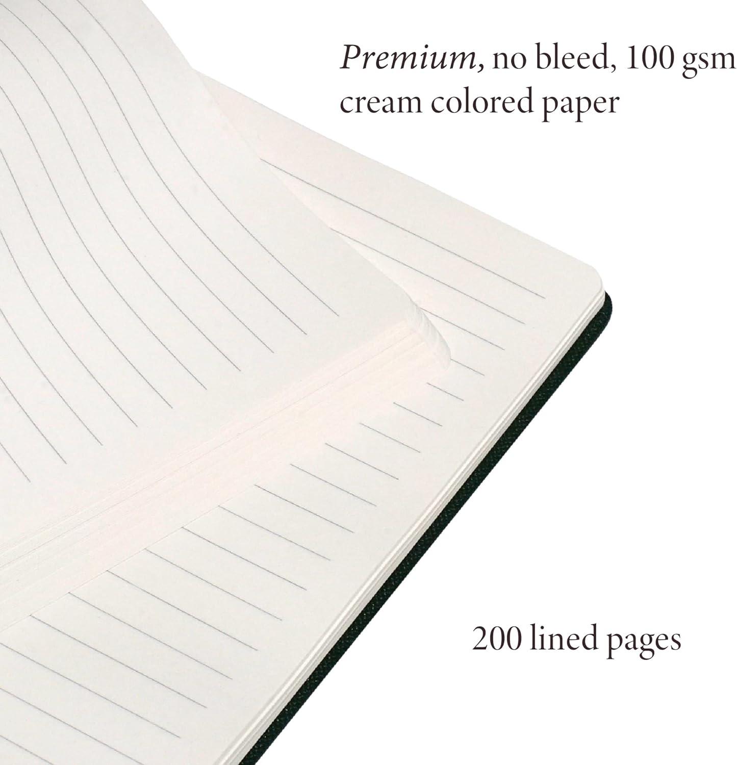 image:imageANECDOTE Lined Journal Notebook 192 Pages A5 size 83 x 54 Thick 100 GSM Paper Ruled Hardcover Journal for Women and Men Perfect Notebook for School Work and Travel MustardMustard