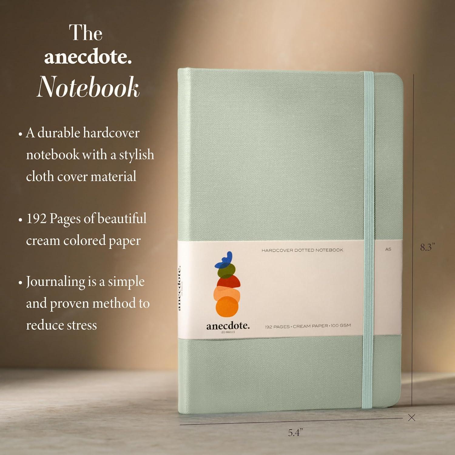 image:imageANECDOTE Lined Journal Notebook 192 Pages A5 size 83 x 54 Thick 100 GSM Paper Ruled Hardcover Journal for Women and Men Perfect Notebook for School Work and Travel MustardDutch Blue
