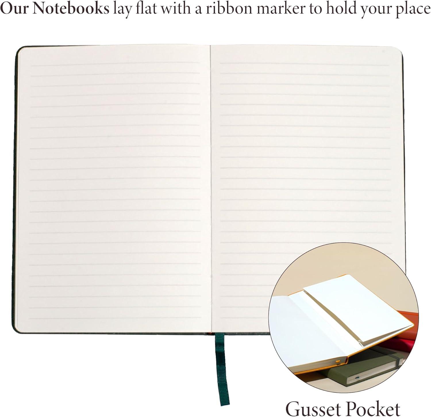 image:imageANECDOTE Lined Journal Notebook 192 Pages A5 size 83 x 54 Thick 100 GSM Paper Ruled Hardcover Journal for Women and Men Perfect Notebook for School Work and Travel MustardOlive Green