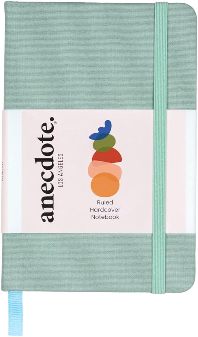 image:imageANECDOTE Lined Journal Notebook 192 Pages A5 size 83 x 54 Thick 100 GSM Paper Ruled Hardcover Journal for Women and Men Perfect Notebook for School Work and Travel MustardDutch Blue