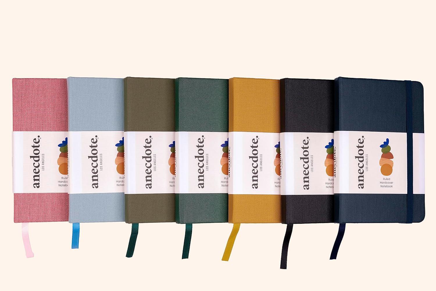 image:imageANECDOTE Lined Journal Notebook 192 Pages A5 size 83 x 54 Thick 100 GSM Paper Ruled Hardcover Journal for Women and Men Perfect Notebook for School Work and Travel MustardMustard