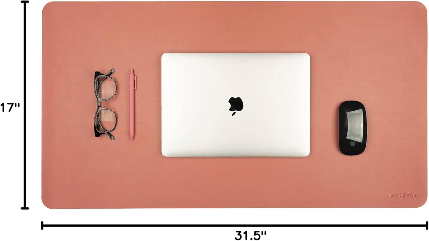 image:imageANECDOTE Vegan Leather Desk Pad 236x17 Desk Mat for Your Office This Quality Large Mouse Pad has Chic Elegance Professional Look amp Satisfying Touch The Perfect Leather Mouse Pad for YouMauve