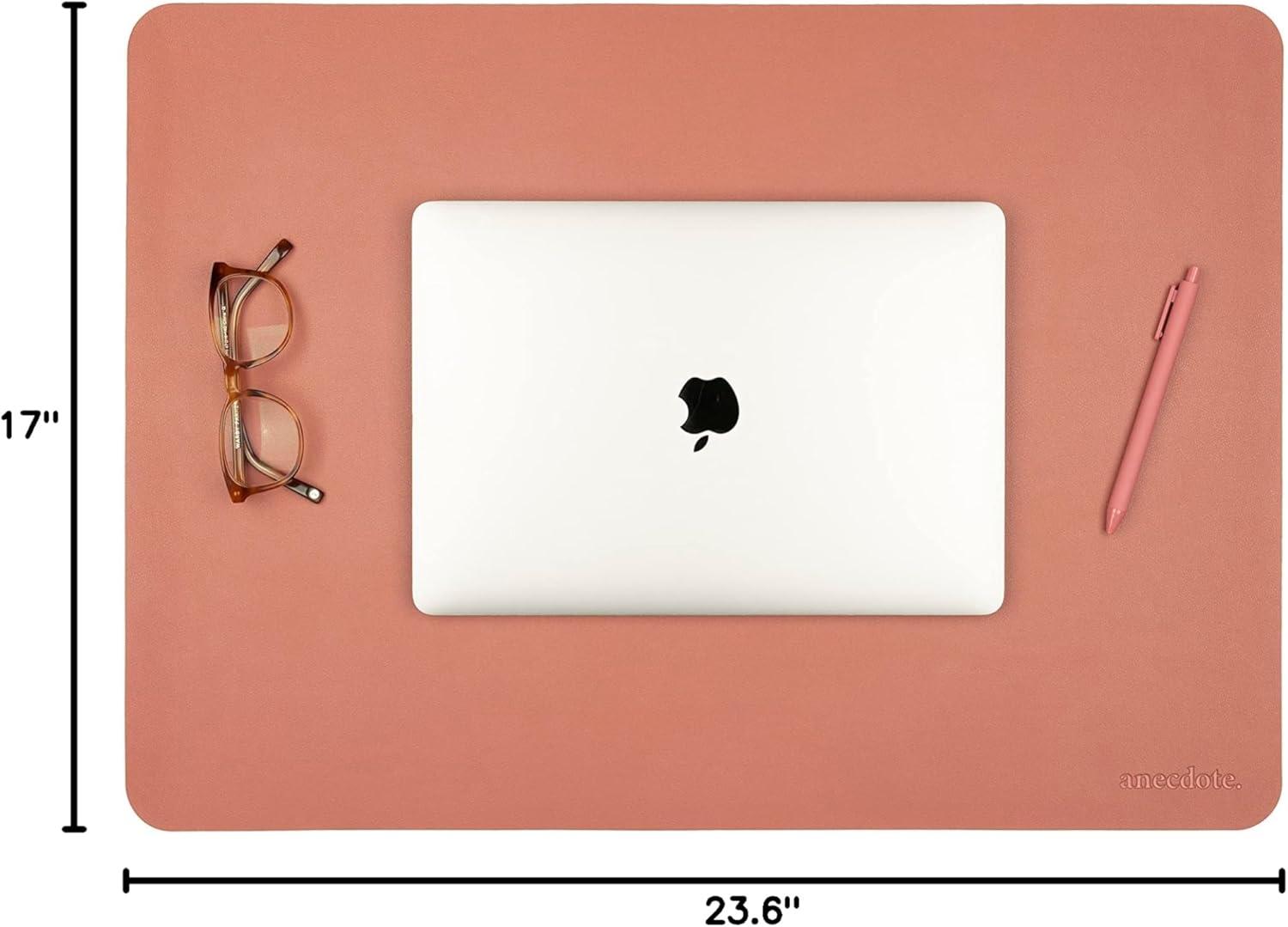 image:imageANECDOTE Vegan Leather Desk Pad 236x17 Desk Mat for Your Office This Quality Large Mouse Pad has Chic Elegance Professional Look amp Satisfying Touch The Perfect Leather Mouse Pad for YouMauve