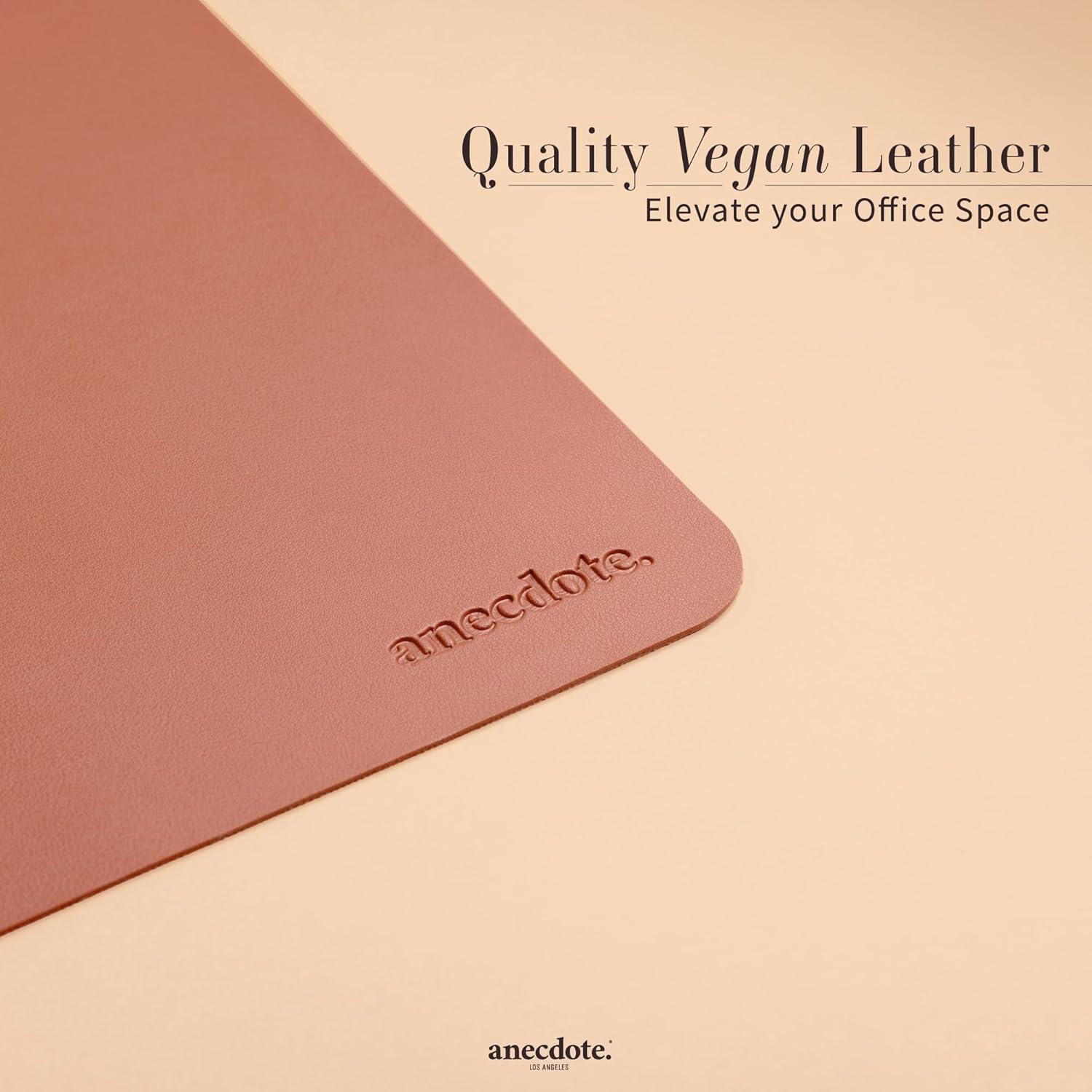 image:imageANECDOTE Vegan Leather Desk Pad 236x17 Desk Mat for Your Office This Quality Large Mouse Pad has Chic Elegance Professional Look amp Satisfying Touch The Perfect Leather Mouse Pad for YouMauve