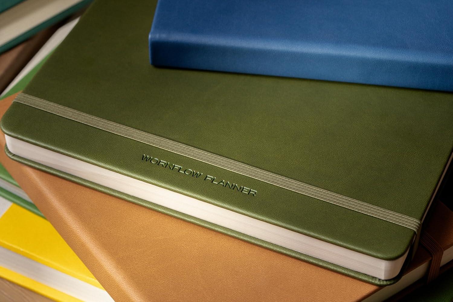 image:imageAnecdote 2026 Planner 52 Week Daily Planner Yearly Monthly amp Weekly Workflow for Planning Your Success Vegan Leather Hardcover Start Anytime amp Achieve your Goals Ocean BlueDutch Blue