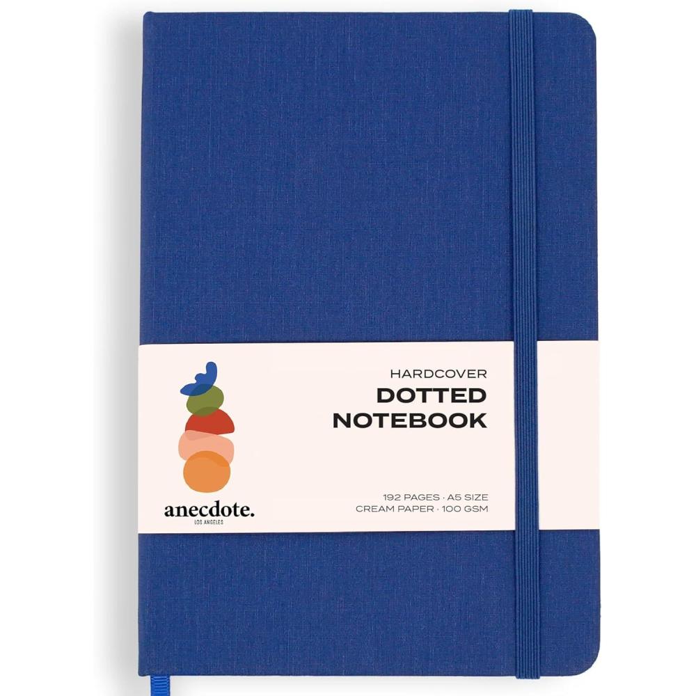 image:imageANECDOTE Lined Journal Notebook 192 Pages A5 size 83 x 54 Thick 100 GSM Paper Ruled Hardcover Journal for Women and Men Perfect Notebook for School Work and Travel MustardRoyal Blue