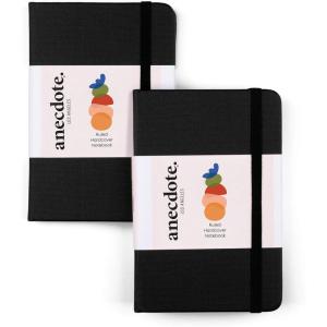 image:imageANECDOTE Lined Journal Notebook 192 Pages A5 size 83 x 54 Thick 100 GSM Paper Ruled Hardcover Journal for Women and Men Perfect Notebook for School Work and Travel MustardBlack