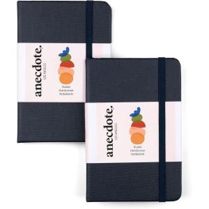 image:imageANECDOTE Lined Journal Notebook 192 Pages A5 size 83 x 54 Thick 100 GSM Paper Ruled Hardcover Journal for Women and Men Perfect Notebook for School Work and Travel MustardInk Blue
