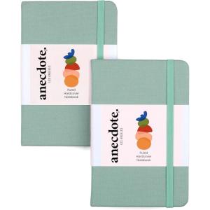 image:imageANECDOTE Lined Journal Notebook 192 Pages A5 size 83 x 54 Thick 100 GSM Paper Ruled Hardcover Journal for Women and Men Perfect Notebook for School Work and Travel MustardDutch Blue