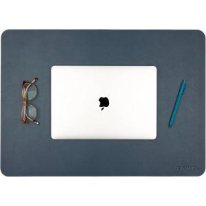 image:imageANECDOTE Vegan Leather Desk Pad  236x17 Desk Mat for Your Office This Quality Large Mouse Pad has Chic Elegance Professional Look amp Satisfying Touch  The Perfect Leather Mouse Pad for YouMidnight Blue
