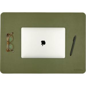 image:imageANECDOTE Vegan Leather Desk Pad  236x17 Desk Mat for Your Office This Quality Large Mouse Pad has Chic Elegance Professional Look amp Satisfying Touch  The Perfect Leather Mouse Pad for YouHunter Green