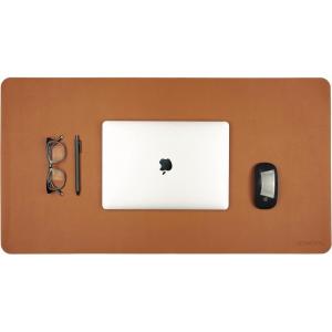 image:imageANECDOTE Vegan Leather Desk Pad  236x17 Desk Mat for Your Office This Quality Large Mouse Pad has Chic Elegance Professional Look amp Satisfying Touch  The Perfect Leather Mouse Pad for YouCarmel